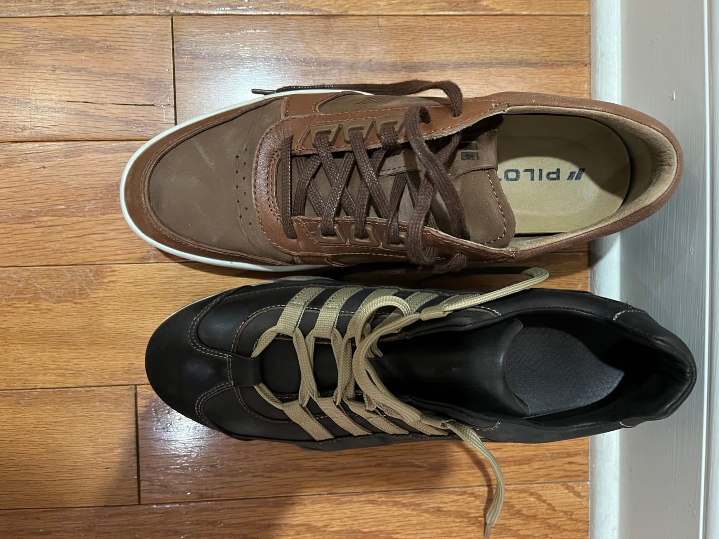 Customer photo review of Men's GrandPrix Sneaker in Vantage Espresso (Deepest Brown)
