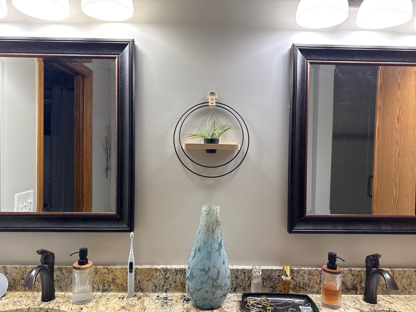Customer photo review of Air Plant Shelf + Pot Trio