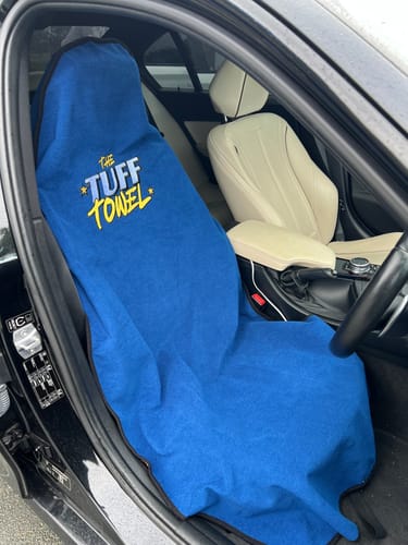 Customer photo review of Waterproof Car Towel Seat Cover