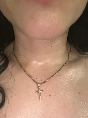 Customer photo review of Curb Chain Rose Gold | 2mm