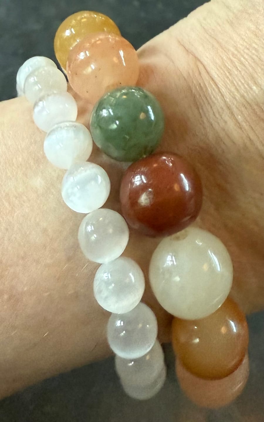 Customer photo review of Selenite Bracelet