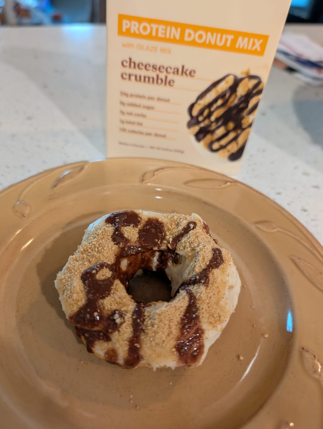 Customer photo review of Standard Flavors Protein Donut Mixes - Monthly Subscription