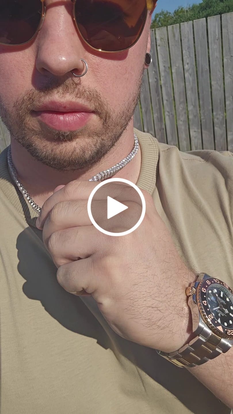 Customer video review of 6mm Tennis Chain - White Gold