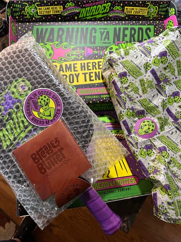 Customer photo review of The Invader 16mm Pickleball Paddle