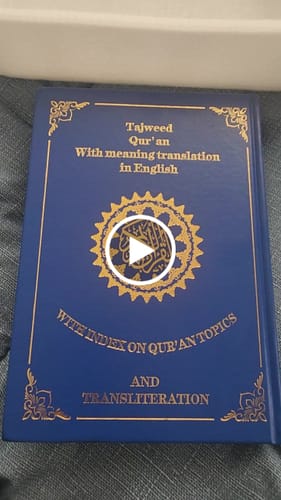 Customer video review of Quran - Roman Transliteration + Translation