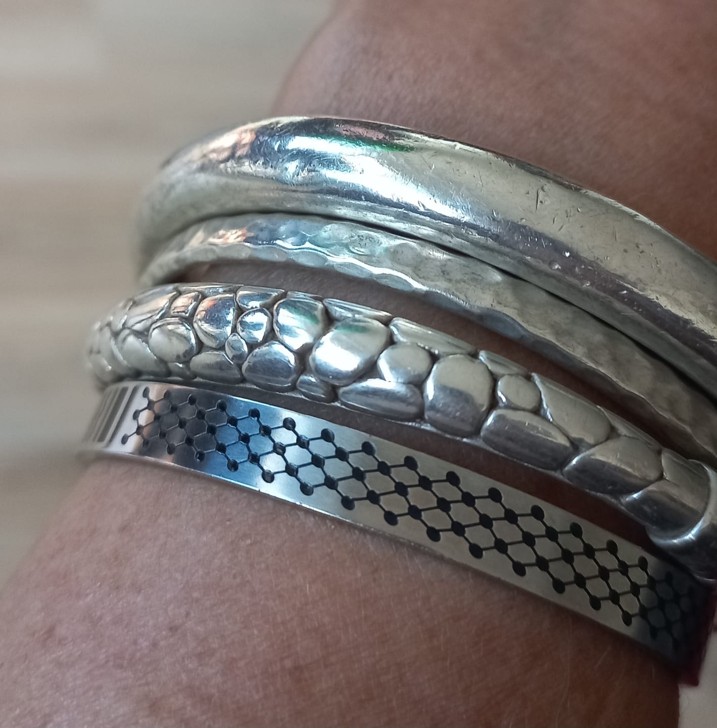Customer photo review of Keffiyeh Cuff