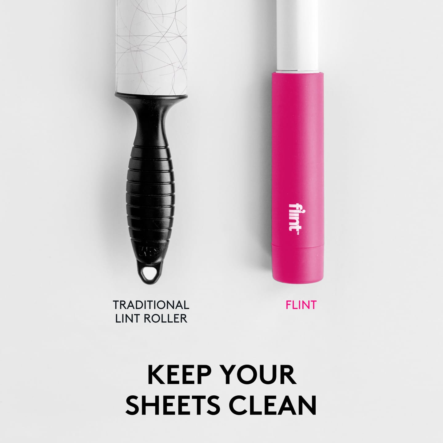 Customer photo review of Flint Mini Lint Roller – Pink – 90 Sheets (Value Pack)