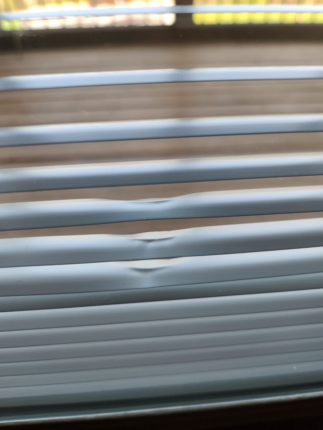 Customer photo review of Add On Blinds Kit (installs on top of existing door glass)