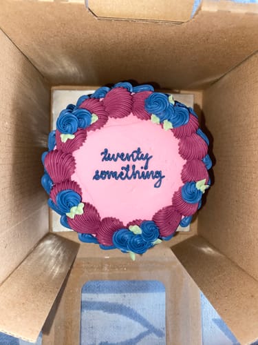 Customer photo review of mia mini cake