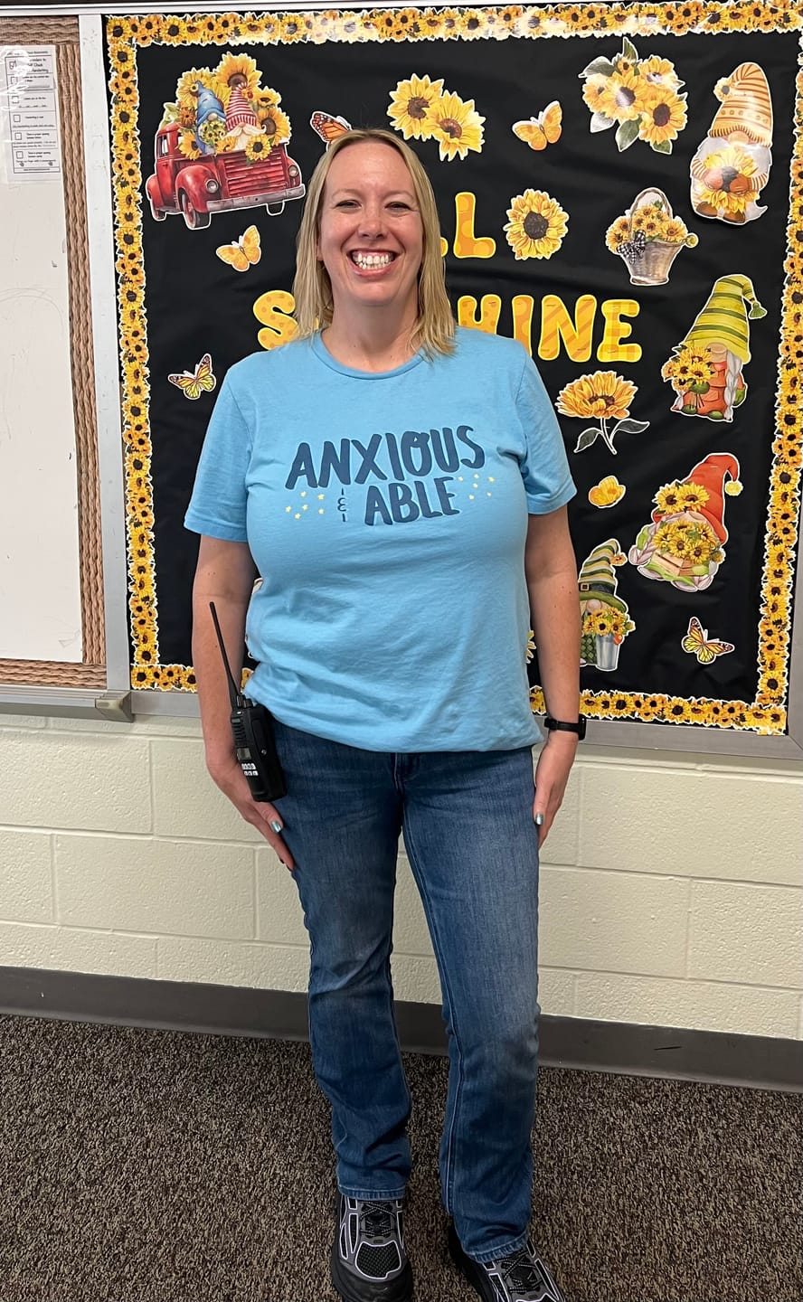 Customer photo review of Anxious & Able T-Shirt