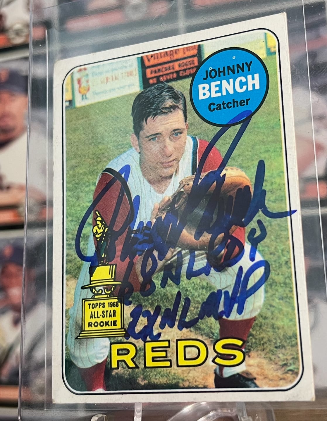 Customer photo review of JOHNNY BENCH AUTOGRAPH SIGNING