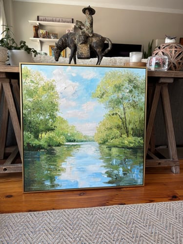 Customer photo review of Modern Abstract Painting #ABLS46