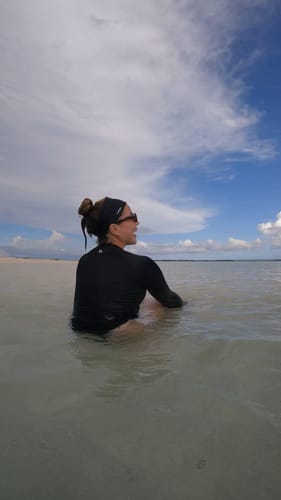 Customer photo review of Syla Long Sleeve Swiwmwear