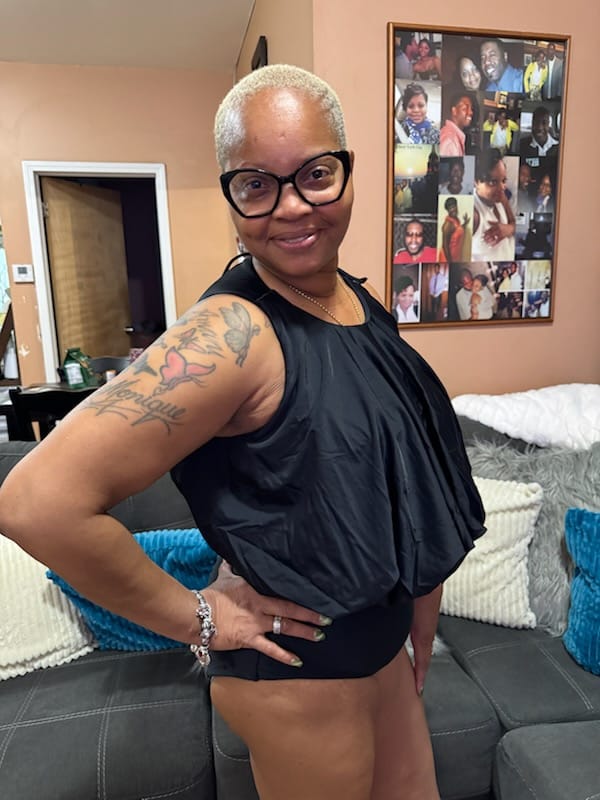 Customer photo review of The Bree Bubble Tankini