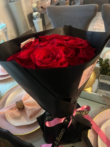 Customer photo review of Red Rose Bouquet - Mother's Day