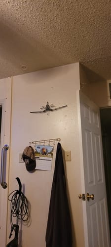 Customer photo review of F4U Corsair Front Metal Aircraft Wall Art - NCP0071
