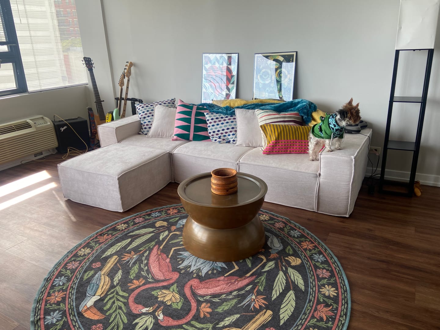Customer photo review of C8 Round Pouf Ottoman