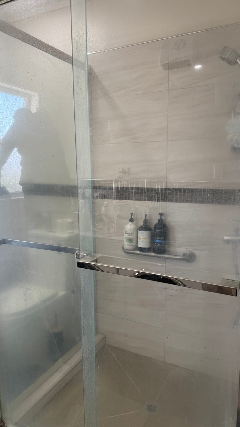 Customer photo review of GLASSGUARD™ Glass Restoration Stain Remover Diamond Edition