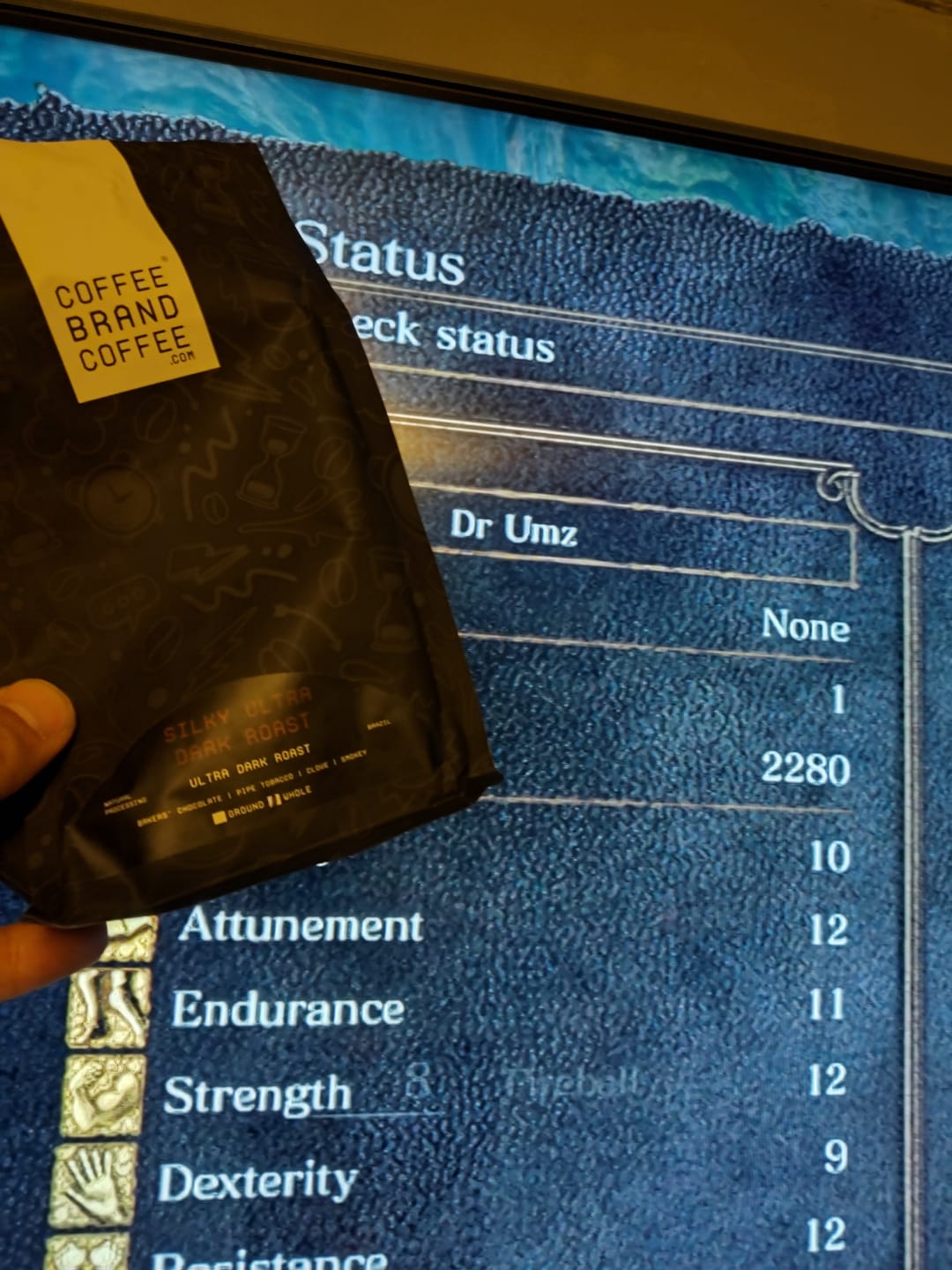 Customer photo review of Silky Ultra Dark Roast