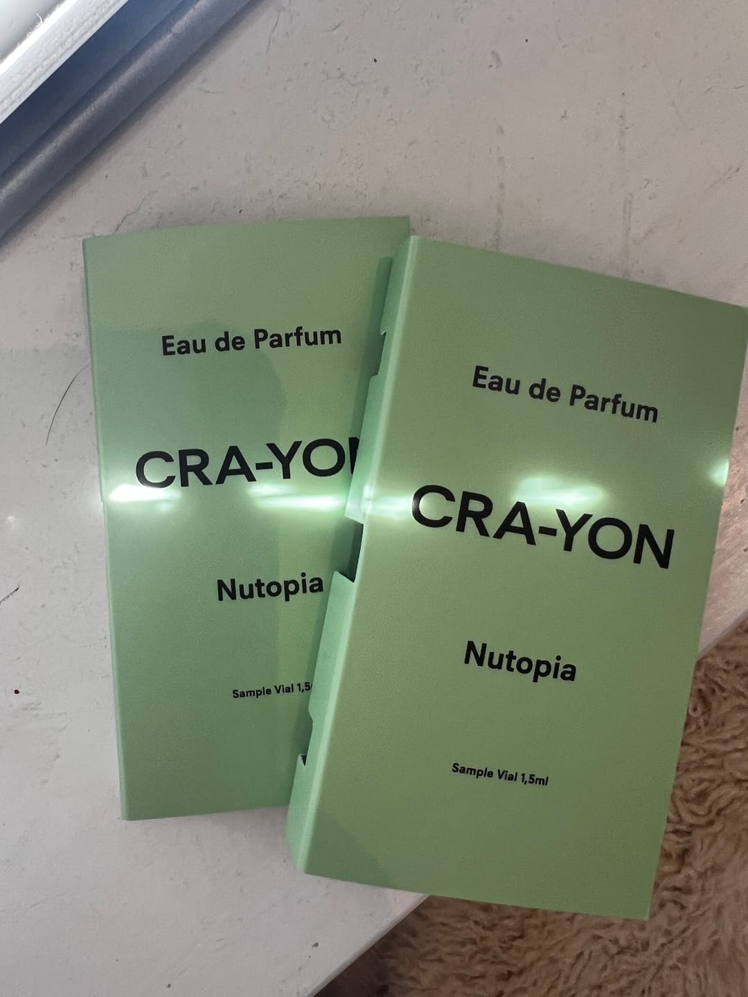 Customer photo review of NUTOPIA Eau de Parfum 2ml Sample