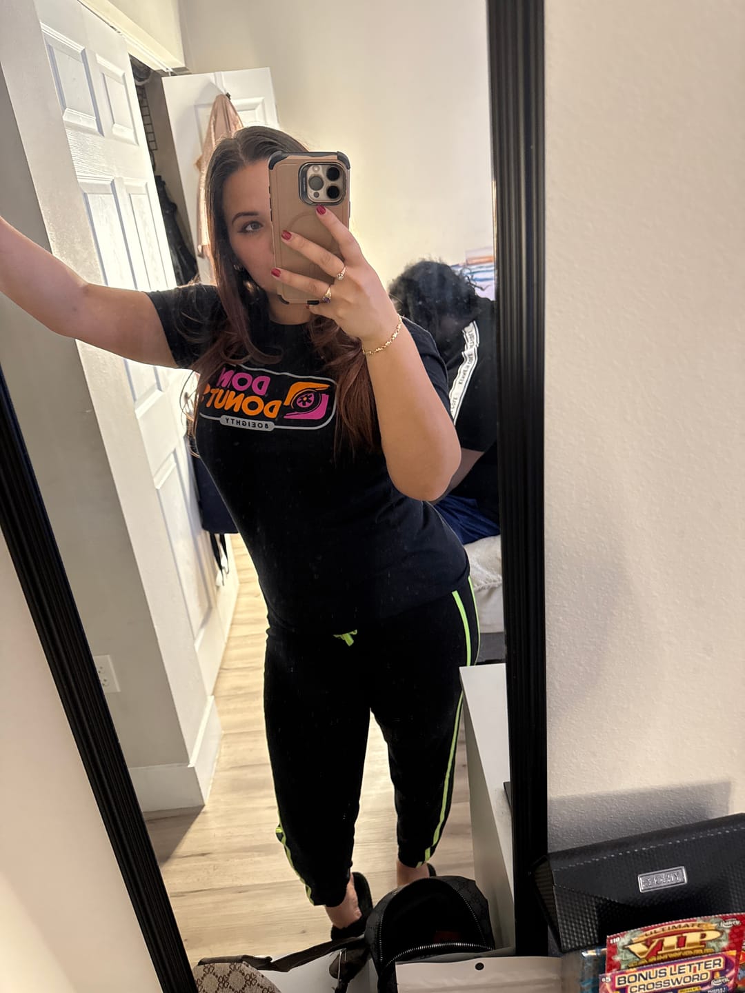 Customer photo review of 80Eighty® Doing Donuts Shirt