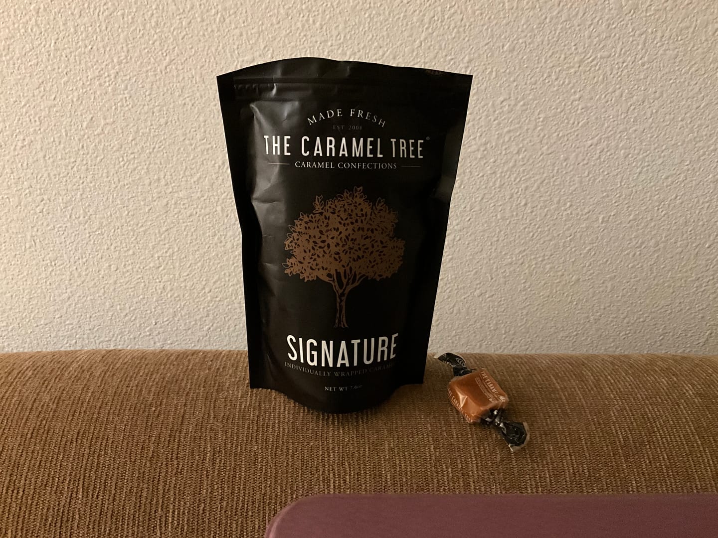 Customer photo review of Signature Caramel Pouch 7.6oz