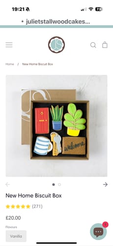 Customer photo review of New Home Biscuit Box