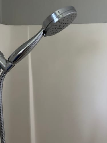 Customer photo review of 3-Spray Handheld Shower Head Set