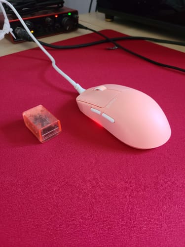 Customer photo review of Pulsar X2 CrazyLight Gaming Mouse - Sunset Haze - Mini (Size 1)