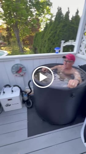 Customer video review of Cold Plunge Chiller