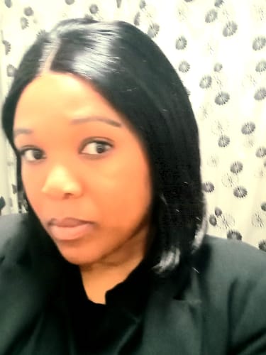 Customer photo review of Brazilian BLUSH 10A Bob Wig 10" - HC2