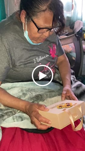 Customer video review of Dolly® Personalized Crochet Doll with Photo Card