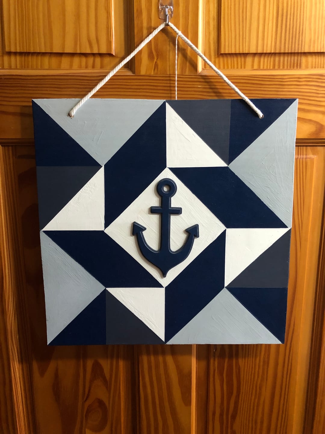 Customer photo review of Unfinished Wood Anchor Silhouette - Craft- up to 46" DIY 5" / 1/8"