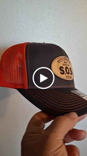Customer video review of Premium Custom Leather Patch Hats (Wholesale)