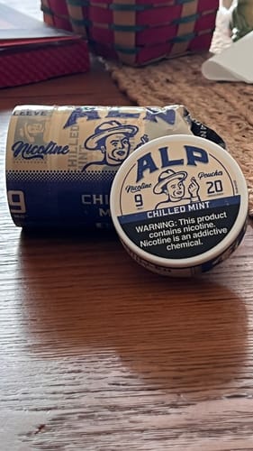 Customer photo review of Chilled Mint Nicotine Pouches