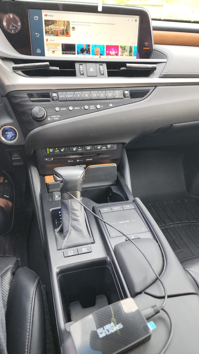 Customer photo review of CP-AA Video All-in-One Wireless CarPlay and Android Auto Solution with Built-in YouTube Netflix IPTV Spotify and Youtube Music Apps, USB Playback, and Factory Control Compatibility