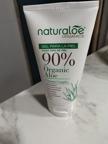 Customer photo review of Gel Puro de Aloe Vera Orgánico & Vitamin Complex® 150ml