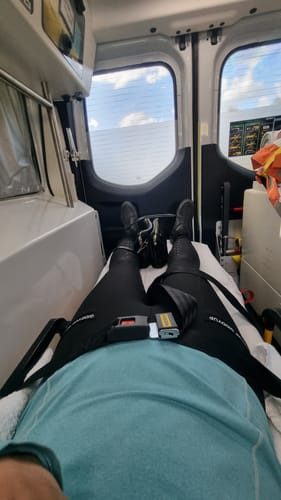 Customer photo review of NEW Ladies & Teen Charli Black Full Gel Seat Tights