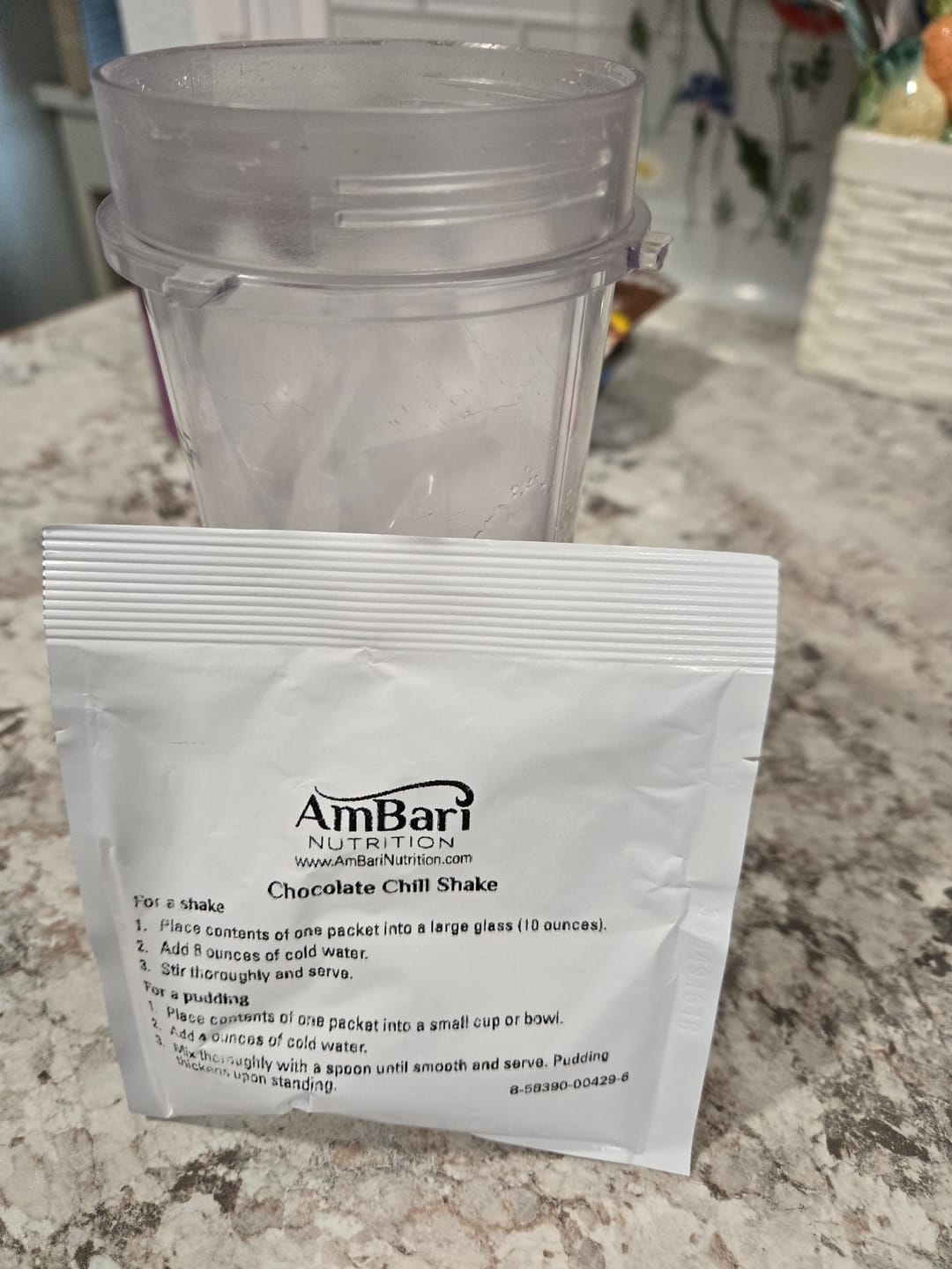 Customer photo review of Chocolate Chill Mint Shake