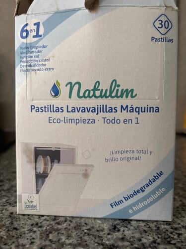 Customer photo review of Eco Pastillas Lavavajillas 6 en 1 - 60 Lavados