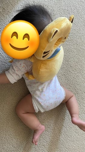 Customer photo review of Baby Head Protection Backpack