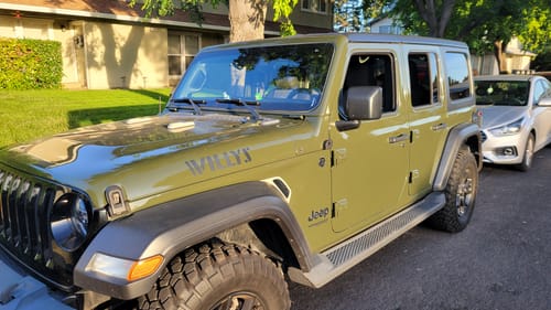 Customer photo review of Fender Vents Single or Two-Tone Painted JL/JT (all models)