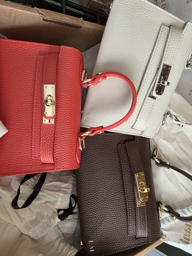 Customer photo review of The Kate Bag