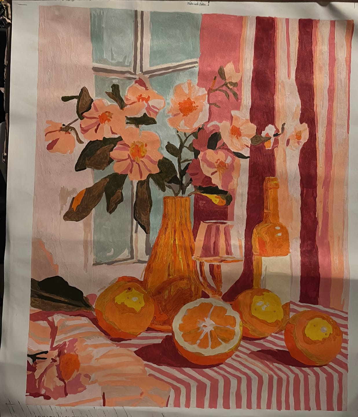 Customer photo review of Malen nach Zahlen - Oranges wine and flowers
