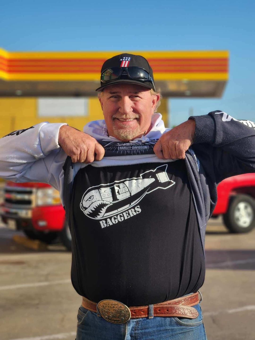 Customer photo review of HARLEY FAT TIRE T-SHIRT