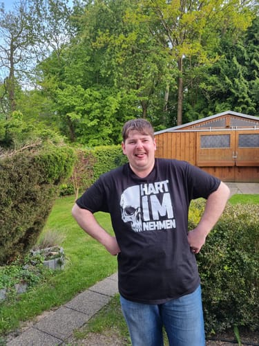 Customer photo review of Hart im nehmen - T-Shirt