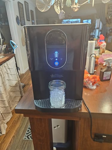 Customer photo review of 44lbs/24H Nugget Ice Maker Countertop Dispenser