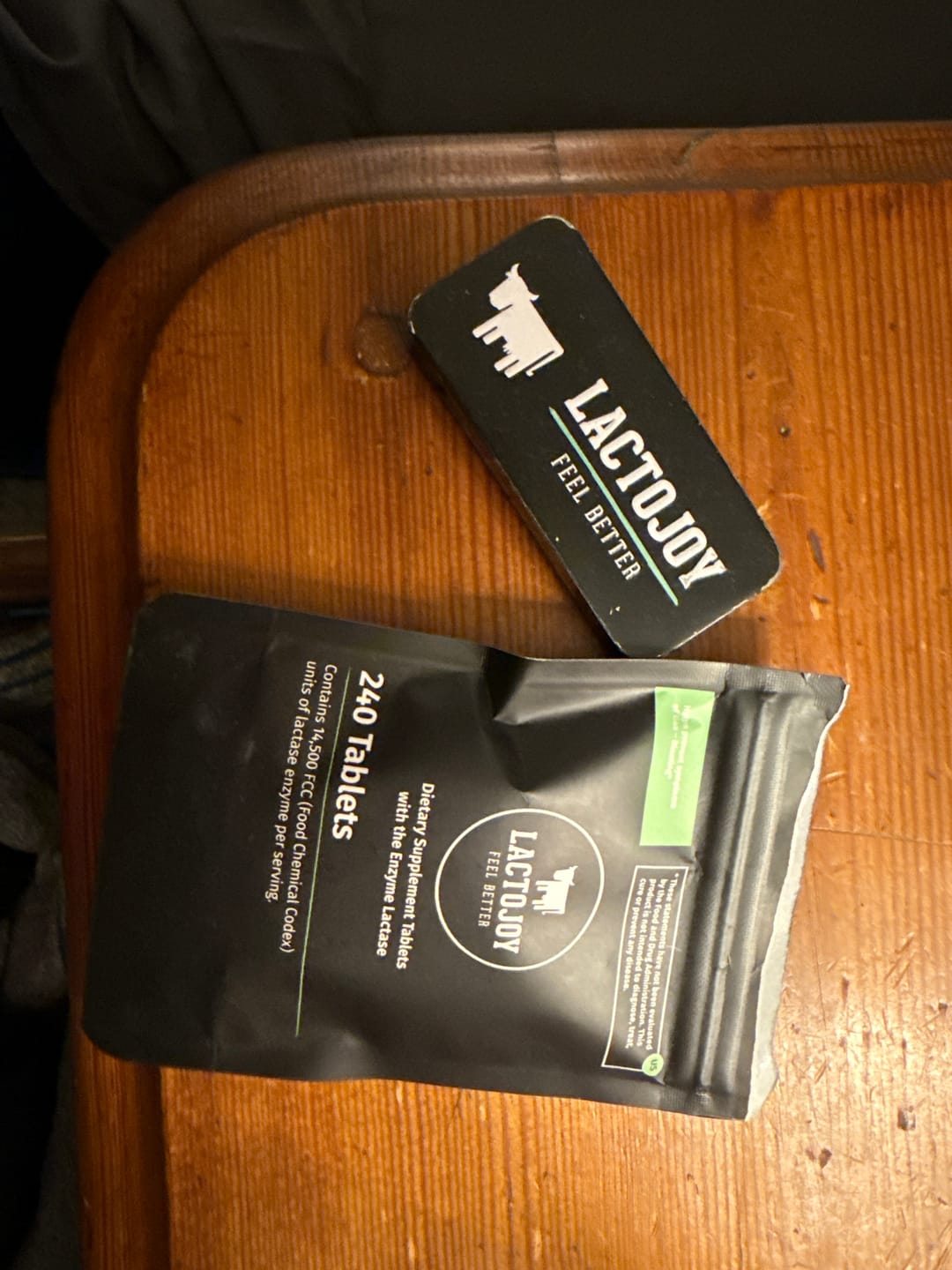 Customer photo review of LactoJoy Lactase Pills - 14.500 FCC - 240 pcs refill bag
