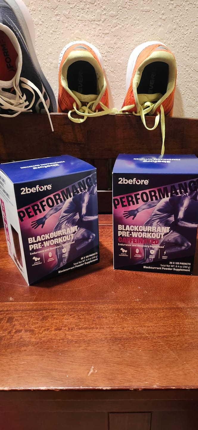 Customer photo review of Blackcurrant Pre Workout - Caffeinated