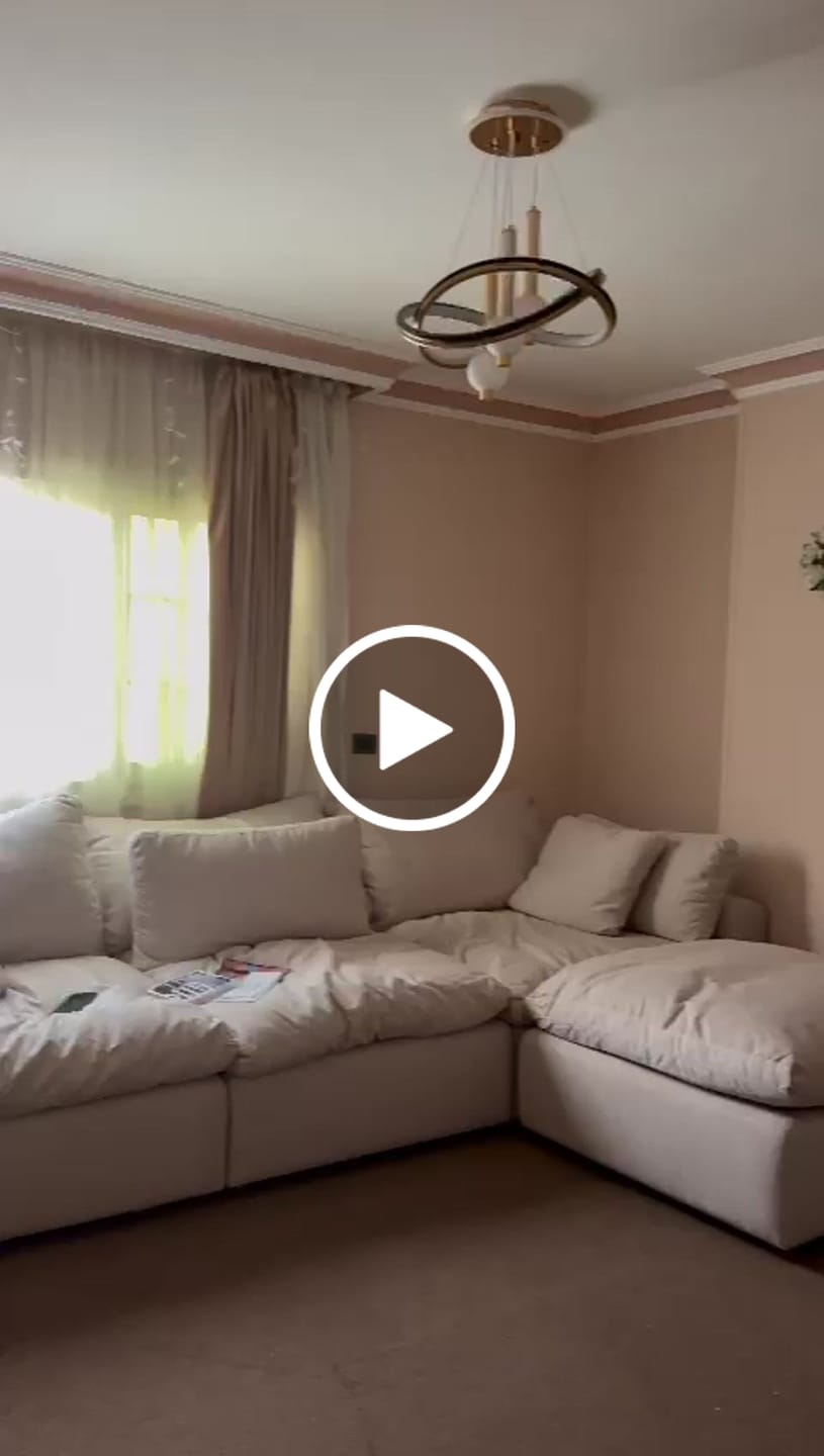 Customer video review of Sink-down L-Shape Sofa